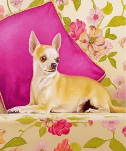 Chihuahua Dog paint by numbers