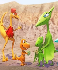 Dinosaur Train Animation paint by numbers