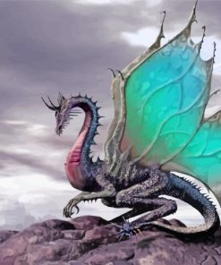 Fantasy Dragon paint by numbers