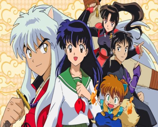 Inuyasha Anime paint by numbers