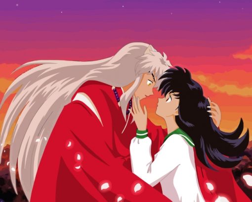 Inuyasha Lovers paint by numbers