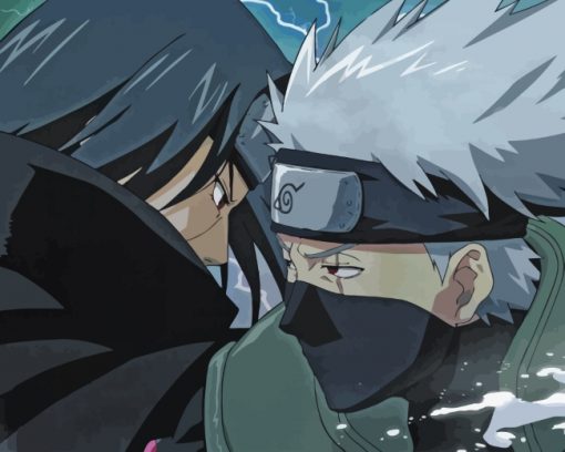 Itachi Uchiha And Kakashi Hatake paint by numbers