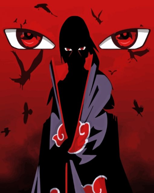 Itachi Uchiha Art Paint by number