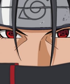 Itachi Uchiha Eyes Paint by numbers