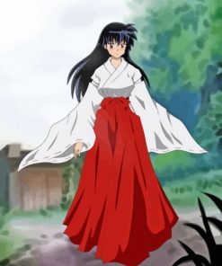 Kikyo Inuyasha Anime Paint by numbers