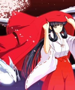 Kikyo Inuyasha Paint by numbers