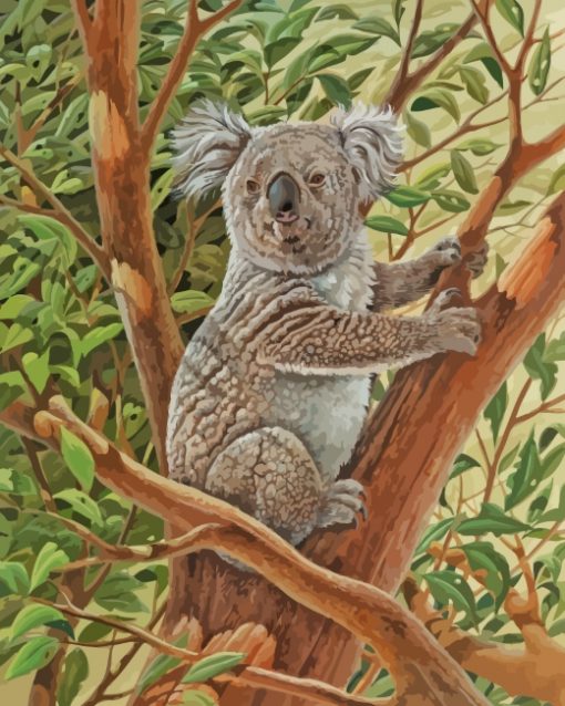 Koala Animal paint by numbers