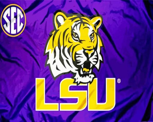 Lsu tigers paint by numbers