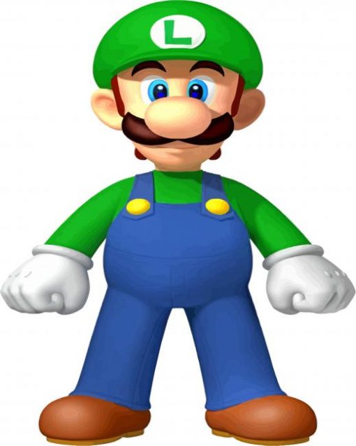 Aesthetic Luigi paint by numbers