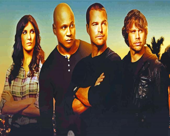 Ncis Characters paint by numbers