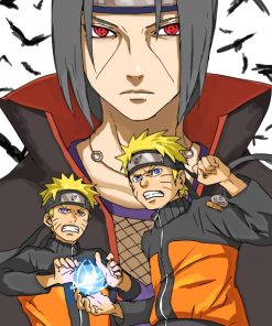 Naruto And Itachi Paint by numbers