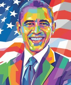 Obama Pop Art paint by numbers