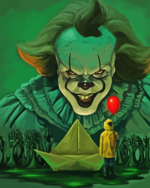 Pennywise The Dancing Clown paint by numbers