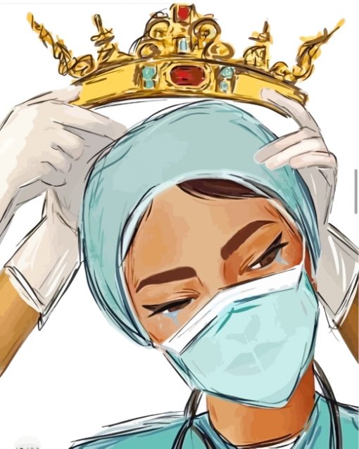 Queen Nurse paint by numbers