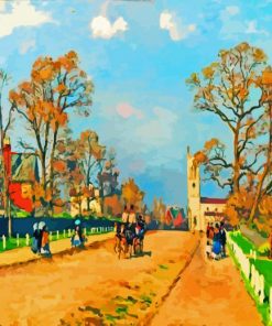 The Avenue Sydenham Pissaro paint by numbers