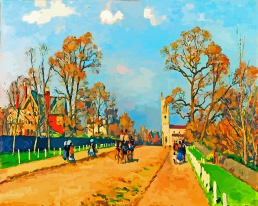 The Avenue Sydenham Pissaro paint by numbers