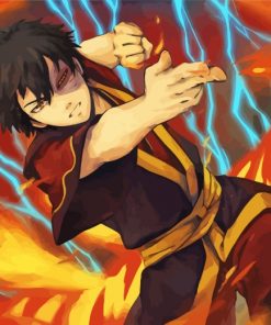 Zuko Avatar Anime paint by numbers