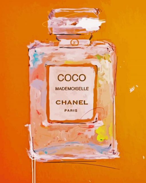 Coco Chanel Perfume paint by numbers