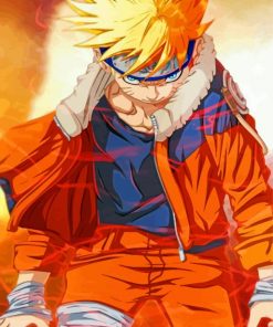 Cool Naruto paint by numbers