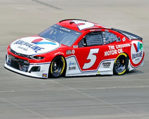 Cool Nascar paint by numbers