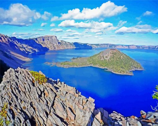 crater-lake-national-park-Oregon-paint-by-numbers