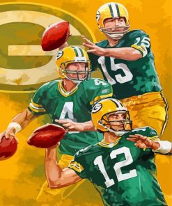 Green Bay Packers Illustration paint by numbers