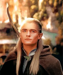 Handsome Legolas paint by numbers