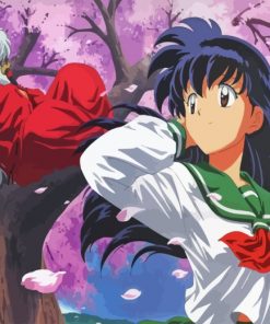 Inuyasha And Kagome Higurashi paint by numbers