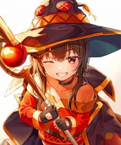 KonoSuba Megumin paint by numbers