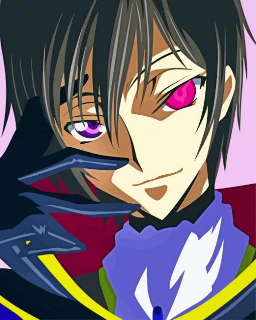 Lelouch Face Anime paint by numbers