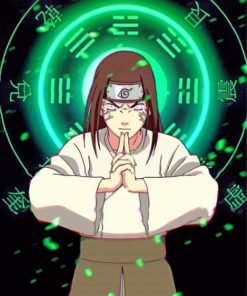 Neji Hyuga Naruto paint by numbers