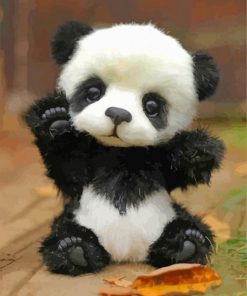 Baby Panda paint by numbers