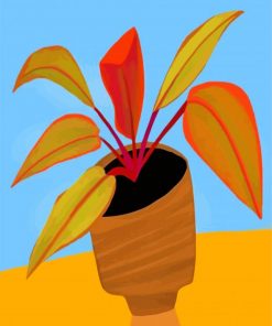 philodendron paint by numbers