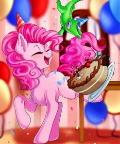 Pony Pinkie paint by numbers