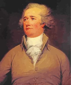 Vintage Alexander Hamilton paint by numbers