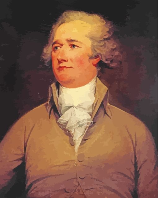 Vintage Alexander Hamilton paint by numbers