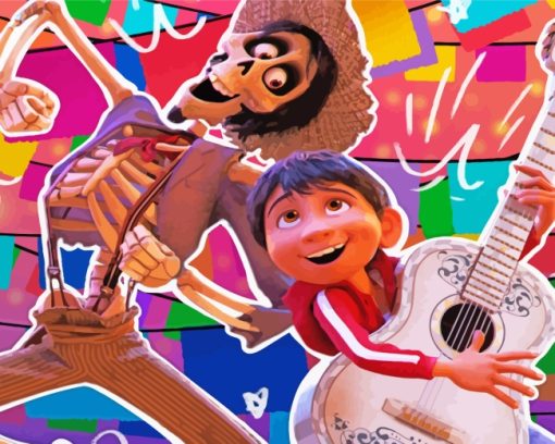 Coco Comedy Movie paint by numbers