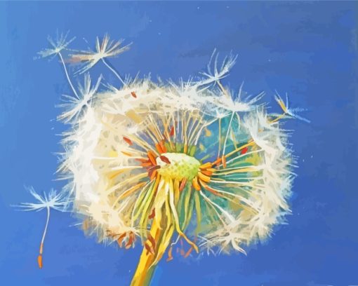 Dandelion Plant Art Paint by numbers