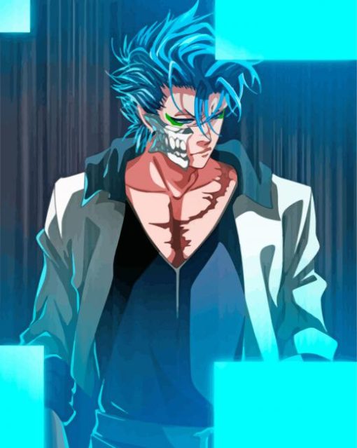 Grimmjow Jaegerjaquez Bleach paint by numbers