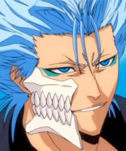 Grimmjow Jaegerjaquez Face paint by numbers