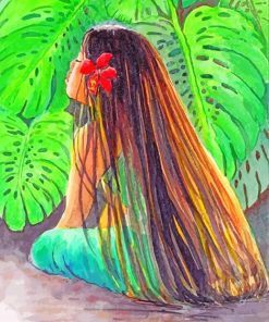 Hawaiian Girls paint by numbers