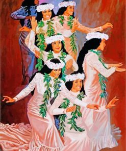 Hawaiian Ladies paint by numbers