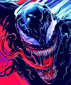 Illustration Venom Paint by numbers