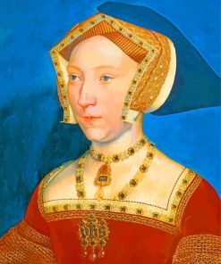 Jane Seymour Queen Of England paint by numbers