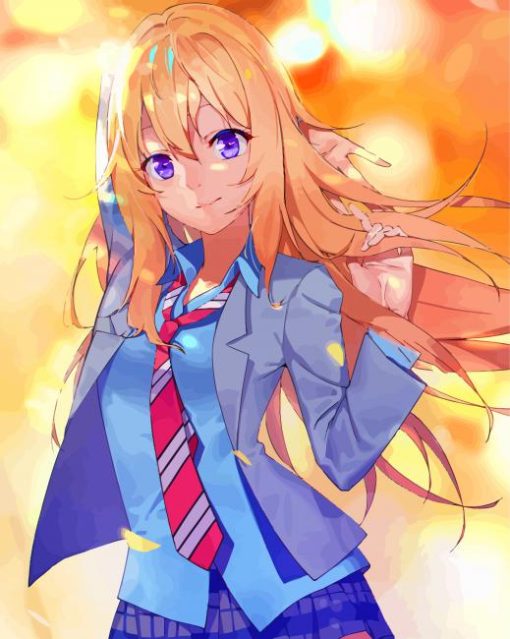 Kaori Miyazono Anime paint by numbers