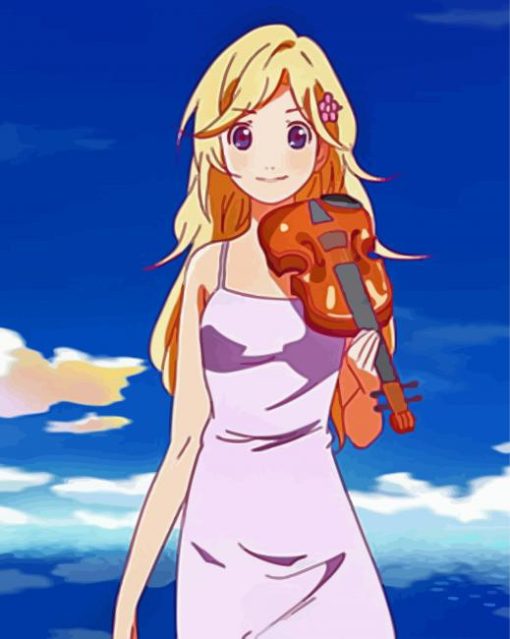 Kaori Anime paint by numbers