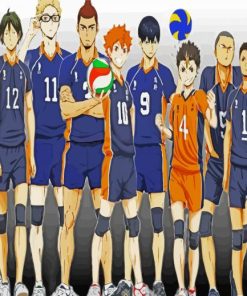 Karasuno High School paint by numbers