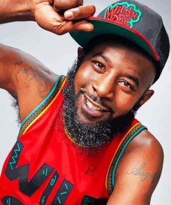 The Comedian Karlous paint by numbers