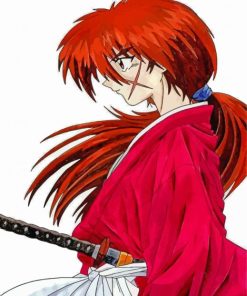 Kenshin Himura paint by numbers