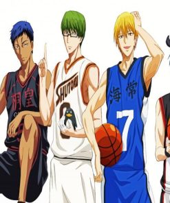 Kuroko's Basketball paint by numbers